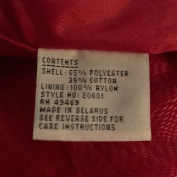 Mulberry Street lined red women’s jacket size S - Picture 9 of 12